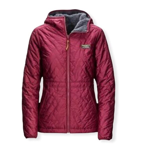 L.L. Bean Women’s Mountain Bound Primaloft hooded Jacket XS Reversible! - Picture 1 of 10